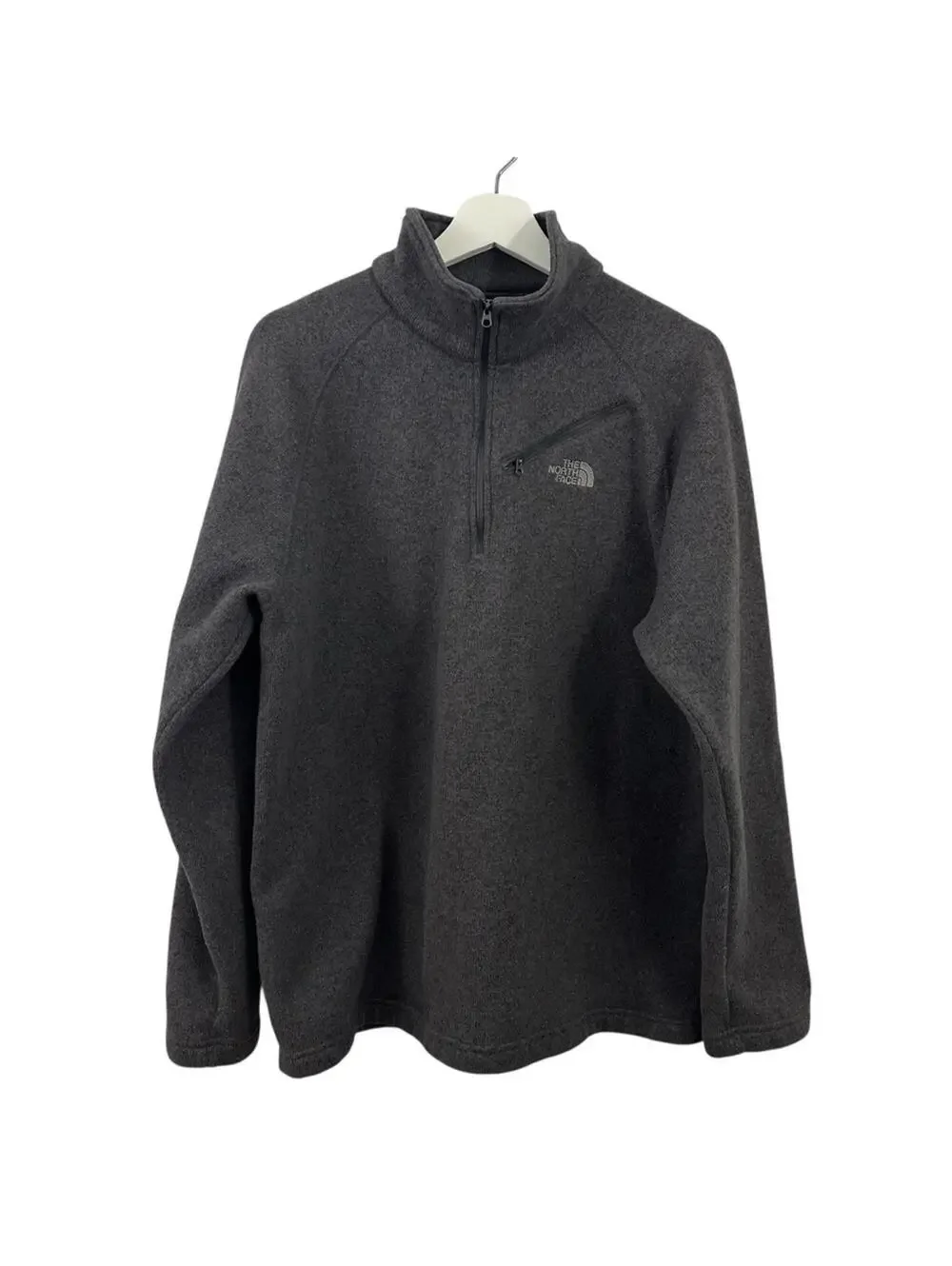 The North Face Men’s Grey Quarter Zip Jacket Size XL